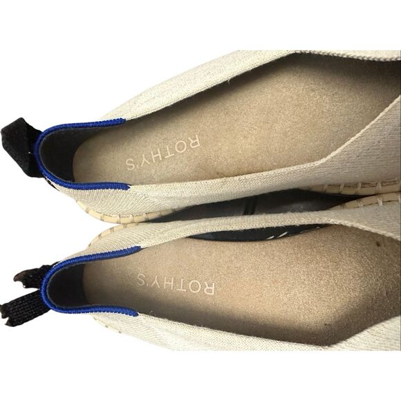 ROTHY’S  The Espadrille Boardwalk Women’s Flats Size: 7 - Picture 6 of 9